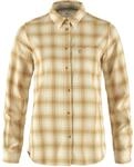 Fj&auml;llr&auml;ven Damen &Ouml;vik Flannel Hemd, Chalk White/Dune Beige, XS