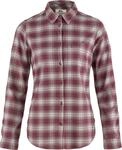 Fj&auml;llr&auml;ven Damen &Ouml;vik Flannel Shirt W Langarmhemd, Lila, S EU