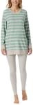 Schiesser Damen Schlafanzug lang Frottee warm kuschelig wohlf&uuml;hlen-Nightwear