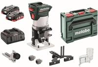 metabo Akku-Kantenfr&auml;se FMV 18 LTX BL 8-18V, Brushless-Motor, 2x4Ah LiHD Akkus,