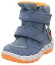 Superfit Jungen Icebird Warm Gef&uuml;tterte Gore-tex Stiefel, Hellblau Orange 8000, 27