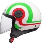 LS2, Jet-Motorradhelm SPHERE LUX II URBY White Green Red, XXL