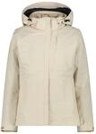 CMP, JACKET ZIP HOOD DETACHBLE INN.JACKET, 33Z1646D, Light Brown, D34, Woman
