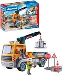 PLAYMOBIL | City Action | Baustellen-LKW mit Kran | Baustellenspielzeug Kind 