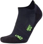UYN Herren Cycling Ghost Herren Socke, Black/Yellow Fluo, 39-41 EU