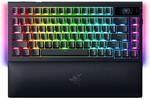 Razer BlackWidow V4 Pro 75% - Kabellose Hotswap-Gaming-Tastatur - OLED-Display