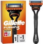 Gillette Fusion 5 Rasierer Herren, TESTSIEGER VON GILLETTE BEI STIFTUNG WARENTEST, 1