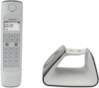 Logicom - Retro 2 DECT &ndash; Schnurloses Telefon mit Anrufbeantworter &ndash; Schwarz