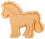 St&auml;dter Pr&auml;ge-Ausstecher Pferd mit Auswerfer, lebensmittelechter Kunststoff, 8 cm,