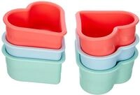 Flexiform Herzmuffins 6er Set pastel mix