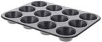 de Buyer - Muffinblech mit 12 Muffins aus antihaftbeschichtetem Stahl - 34 cm x...