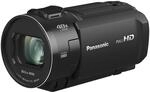 Panasonic HC-V900E-K Full-HD-Camcorder, FHD-Video, 25-mm-F1.8-Weitwinkelobjektiv,