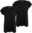 Urban Classics Damen Extended Shoulder Tee 2er Pack &ndash; Baumwoll T-Shirt mit