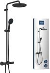 GROHE Vitalio 250, Duschsystem wassersparend 8l pro Min (Regendusche mit...