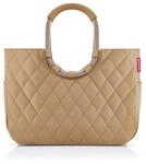 reisenthel loopshopper L frame rhombus ginger &ndash; Stabile Tasche mit praktischen