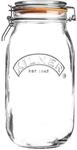Kilner Einmachglas mit B&uuml;gelverschluss 1,5 L, Luftdichtes Vorratsglas mit