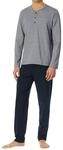 Schiesser Herren Schlafanzug lang mit Knopfleiste - Nightwear Set