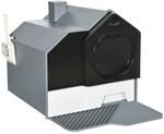 PawHut Katzentoilette Katzenklo mit Haube bis 5 kg 47x45x42 cm Grau |...