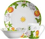 LEONARDO HOME Bambini Kinder Geschirr-Set 3-teilig - Kinder-Geschirr aus...
