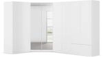 Rauch Schrank-Set Kleiderschrank Schrank Garderobe W&auml;scheschrank Costa mit Spiegel,