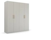 Rauch M&ouml;bel Skandi by Quadra Spin Schrank Dreht&uuml;renschrank, Grau, 4-TRG., inkl. 2