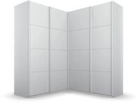 Rauch M&ouml;bel Quadra Schrank Eckschrank Schwebet&uuml;renschrank, Grau, 4-TRG., inkl. 2