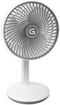GUTFELS Tischventilator VENTI 3010 R, 15 cm &Oslash;, USB Ventilator mit 4.000 mAh Akku,