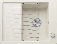 BLANCO ELON 45 S | Granitsp&uuml;le aus SILGRANIT softwei&szlig; | Einbauart: Einbau von Oben