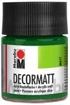Marabu 14010005065 - Decormatt Acryl Olivgr&uuml;n 065, 50 ml, samtmatte Acrylfarbe...