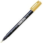 Tombow WS-BH07 Brush Pen Fudenosuke harte Spitze gr&uuml;n, 1 st&uuml;ck (1er Pack)