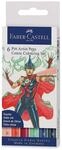 FABER-CASTELL 267196 - Tuschestift Pitt Artist Pen Comic Colouring Set,...