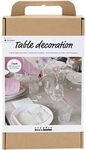 Creativ Bastelset Tischdeko, Pastellfarben, 1 Packung