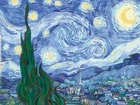 Ravensburger CreArt Leinwand Sternennacht (Van Gogh) - Malen nach Zahlen | DIY...