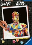 Ravensburger CreArt 23894 - C-3PO - Star Wars Malen nach Zahlen Erwachsene, DIY