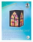 Ursus 18880099 - Laternen Bastelset Fenster, 300 g/m&sup2;, ca. 14 x 20 cm,