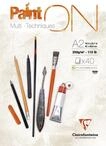Clairefontaine 96535C PaintOn Block (250 g, 100% extra wei&szlig;es Zellulosepapier...