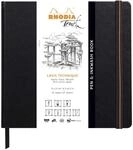 Rhodia 116127C - Zeichenheft Pen & Inkwash Book mit Hardcover, 21 x 21cm, 32...