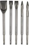 Makita E-13188 SDS-PLUS Mei&szlig;el-Set 5-teilig, 2x Spitzmei&szlig;el, 2x Flachmei&szlig;el, 1x