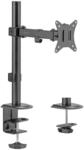 Monitorhalterung f&uuml;r 17&ndash;32", Arml&auml;nge 376 mm, Stahl, Schwarz
