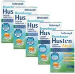 tetesept Bronchosan Husten Akut, Hustenbonbons, 5 x 20 Lutschtabletten | Bei