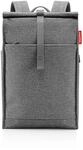 reisenthel urban rolltop backpack twist silver - urbaner und stylischer...