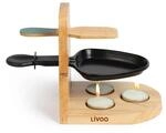 Livoo - Kerzenrakel MEN397 &ndash; schnelles Aufheizen, antihaftbeschichtet, 10 x 10 x
