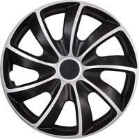 Radzierblende Quad schwarz/Silber 17 Zoll 4er Set