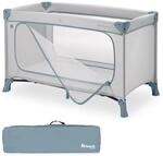 hauck Dream N Play Plus, Dusty Blue - Kinderreisebett mit Transporttasche - Gro&szlig;er