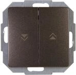 Kopp Paris Jalousieschalter, IP 20, palisander-braun, 250V~, 651526085