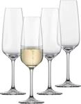 SCHOTT ZWIESEL Sektglas Tulip 4er Set, Champagnergl&auml;ser mit Moussierpunkt aus...