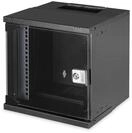 DIGITUS Netzwerkschrank &ndash; 10 Zoll 6HE &ndash; Unmontiert &ndash; SOHO PRO &ndash; Schwarz