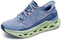 Skechers Damen Glide-Step Altus Sneaker, Blue Synthetic Mesh Multi Trim, 39 EU