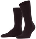 FALKE Herren Socken Lhasa Rib M So Wolle Kaschmir einfarbig 1 Paar, Rot Barolo 8596,