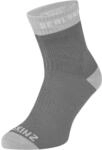 SEALSKINZ Wretham wasserdichte Unisex-Socken f&uuml;r warmes Wetter, kn&ouml;chellang, grau,